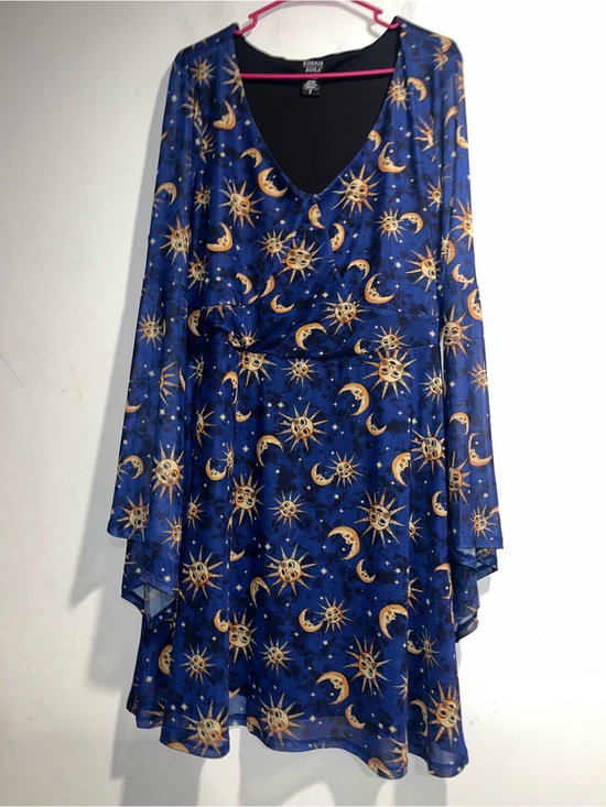 Cosmic Aura Dresses & Skirts - COSMIC AURA HOT TOPIC Celestial print mesh dress